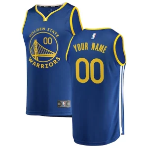 Cool Golden State Warriors Youth 2019/20 Fast Break Custom Replica Jersey Royal Icon Edition  para la gran final