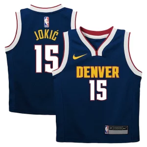 Cool Fantástico Nikola Jokic Denver Nuggets Nike Toddler Swingman Player Jersey Icon Edition Navy  para la gran final