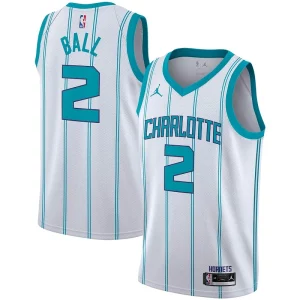 Genial Magnífico LaMelo Ball Charlotte Hornets Jordan Brand 2020/21 Swingman Player Jersey Association Edition White  para la gran final