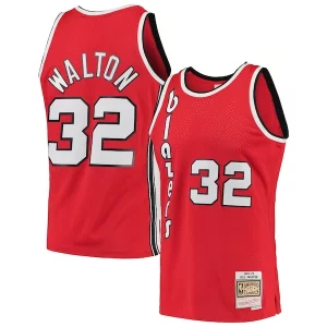 Atractivo Genial Bill Walton Portland Trail Blazers 1976/77 Hardwood Classics Swingman Jersey Red  para la gran final