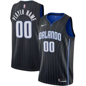 Delicioso Orlando Magic Nike 2020/21 Swingman Custom Jersey Icon Edition Black/White  para la gran final