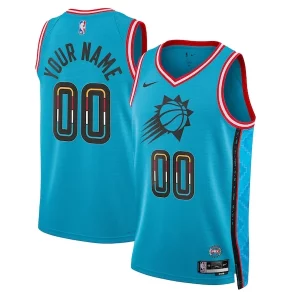 Delicioso Phoenix Suns Nike Unisex 2022/23 Swingman Custom Jersey City Edition Turquoise  para la gran final