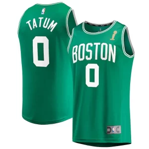 Robusto Práctico Sofisticado Jayson Tatum Boston Celtics 2024 NBA Finals Champions Fast Break Replica Player Jersey Kelly Green Icon Edition  para la gran final