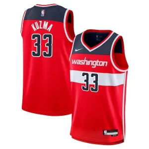 Práctico Kyle Kuzma Washington Wizards Nike Youth Swingman Jersey Icon Edition Red  para la gran final