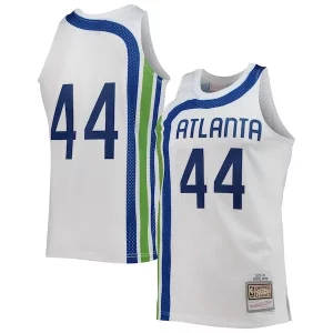Hermoso Fácil de llevar Pete Maravich Atlanta Hawks 1970/71 Hardwood Classics Swingman Jersey White  para la gran final