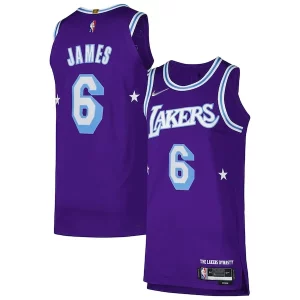 Resistente Versátil Atractivo LeBron James Los Angeles Lakers Nike Authentic Player Jersey City Edition Purple  para la gran final