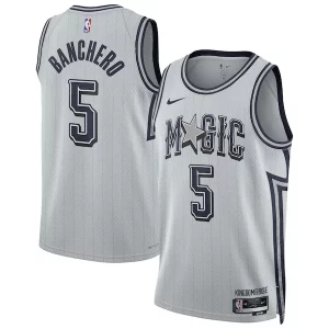 Chulo Paolo Banchero Orlando Magic Nike Unisex 2024/25 Swingman Player Jersey City Edition Silver  para la gran final