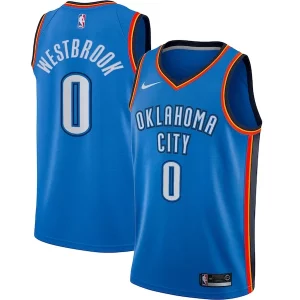 Chulo Atractivo Russell Westbrook Oklahoma City Thunder Nike Swingman Player Jersey Icon Edition Blue  para la gran final