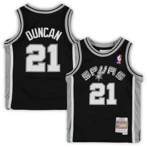 Robusto Tim Duncan San Antonio Spurs Preschool 1998/99 Hardwood Classics Throwback Team Jersey Black  para la gran final