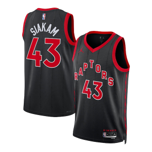 Único Magnífico Elegante Pascal Siakam Toronto Raptors Jordan Brand Unisex Swingman Jersey Statement Edition Black  para la gran final