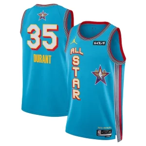 Hermoso Magnífico Clásico Kevin Durant Jordan Brand Unisex 2025 NBA All Star Game Swingman Player Jersey Light Blue  para la gran final