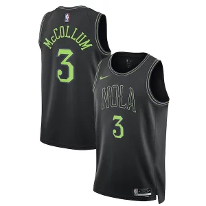 Increíble CJ McCollum New Orleans Pelicans Nike Unisex 2023/24 Swingman Jersey Black City Edition  para la gran final