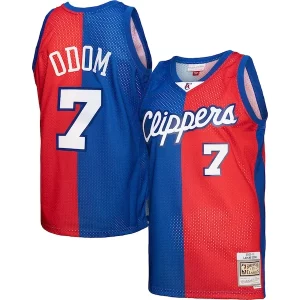Estupendo Lamar Odom LA Clippers Hardwood Classics 2000/01 Split Swingman Jersey Royal/Red  para la gran final