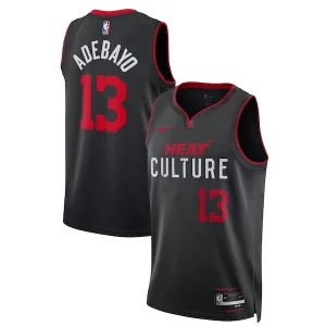 Fantástico Lujoso Perfecto Bam Adebayo Miami Heat Nike Unisex 2023/24 Swingman Jersey Black City Edition  para la gran final