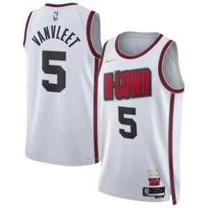 Increíble Ideal Lujoso Fred VanVleet Houston Rockets Nike Unisex 2024/25 Swingman Player Jersey City Edition White  para la gran final