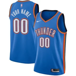 Resistente Encantador Magnífico Oklahoma City Thunder Nike Custom Swingman Jersey Icon Edition Blue  para la gran final