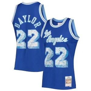 Bonito Encantador Elgin Baylor Los Angeles Lakers 1996/97 Hardwood Classics NBA 75th Anniversary Diamond Swingman Jersey Royal  para la gran final