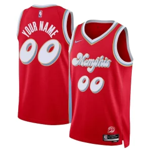 Clásico Duradero Memphis Grizzlies Nike Unisex 2024/25 Custom Swingman Jersey City Edition Red  para la gran final