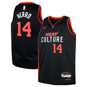 Lujoso Original Perfecto Tyler Herro Miami Heat Nike Youth Swingman Replica Jersey City Edition Black  para la gran final