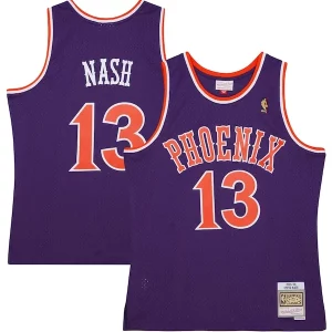 Práctico Ideal Steve Nash Phoenix Suns 2001/02 Hardwood Classics Swingman Jersey Purple/White  para la gran final