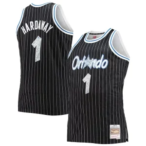 Original Penny Hardaway Orlando Magic Big & Tall 1994/95 NBA 75th Anniversary Diamond Swingman Jersey Black  para la gran final