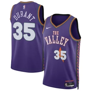 Sofisticado Práctico Kevin Durant Phoenix Suns Nike Unisex 2024/25 Swingman Player Jersey City Edition Purple  para la gran final
