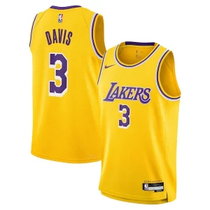 Perfecto Increíble Anthony Davis Los Angeles Lakers Nike Youth Swingman Jersey Icon Edition Gold  para la gran final