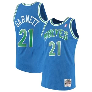 Delicioso Chulo Kevin Garnett Minnesota Timberwolves 1995/96 Hardwood Classics Swingman Jersey Blue  para la gran final