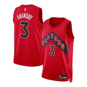 Exquisito Cool Encantador OG Anunoby Toronto Raptors Nike Unisex Swingman Jersey Association Edition Red  para la gran final
