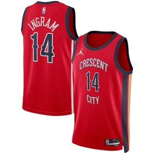 Encantador Original Práctico Brandon Ingram New Orleans Pelicans Jordan Brand Unisex Swingman Jersey Statement Edition Red  para la gran final