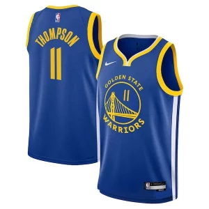 Maravilloso Klay Thompson Golden State Warriors Nike Youth Swingman Jersey Icon Edition Royal  para la gran final