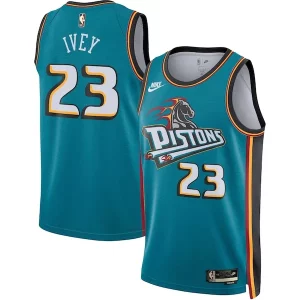 Perfecto Ideal Elegante Jaden Ivey Detroit Pistons Nike Swingman Jersey Classic Edition Teal  para la gran final