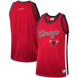 Fácil de llevar Único Chicago Bulls Hardwood Classics Team Heritage Fashion Jersey Red  para la gran final