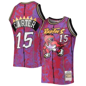 Único Ideal Fantástico Vince Carter Toronto Raptors Hardwood Classics 1998/99 Lunar New Year Swingman Jersey Purple  para la gran final