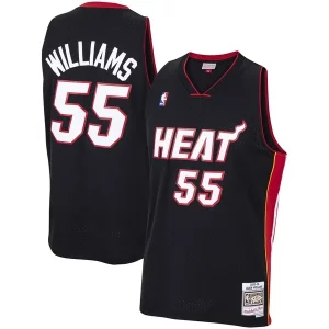 Versátil Robusto Jason Williams Miami Heat 2005/06 Hardwood Classics Swingman Jersey Black  para la gran final