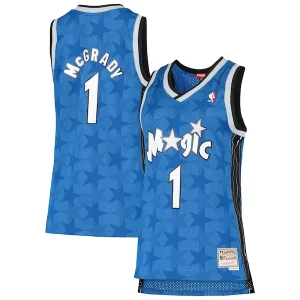 Práctico Tracy McGrady Orlando Magic Women's 2000/01 Hardwood Classics Swingman Jersey Blue  para la gran final