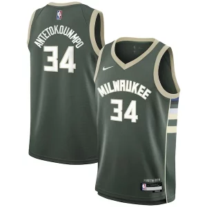 Único Exquisito Atractivo Giannis Antetokounmpo Milwaukee Bucks Nike Youth Swingman Jersey Icon Edition Hunter Green  para la gran final