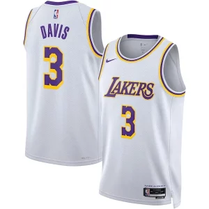 Práctico Anthony Davis Los Angeles Lakers Nike Unisex Swingman Jersey Association Edition White  para la gran final