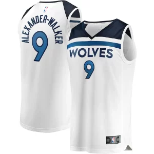 Único Nickeil Alexander Walker Minnesota Timberwolves Youth Fast Break Replica Player Jersey Association Edition White  para la gran final