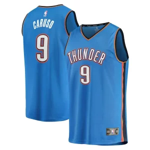Fácil de llevar Perfecto Alex Caruso Oklahoma City Thunder Fast Break Replica Player Jersey Icon Edition Blue  para la gran final