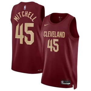 Atractivo Genial Donovan Mitchell Cleveland Cavaliers Nike Unisex Swingman Jersey Icon Edition Wine/White  para la gran final