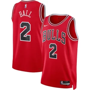 Ideal Versátil Cool Lonzo Ball Chicago Bulls Nike Unisex Swingman Jersey Icon Edition Red  para la gran final