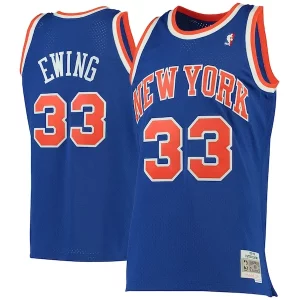 Atractivo Patrick Ewing New York Knicks 1991/92 Hardwood Classics Swingman Jersey Blue  para la gran final