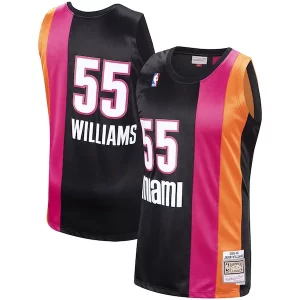 Robusto Jason Williams Miami Heat 2005/06 Hardwood Classics Swingman Jersey Black  para la gran final