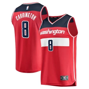 Fácil de llevar Encantador Resistente Carlton Carrington Washington Wizards Fast Break Replica Player Jersey Icon Edition Red  para la gran final