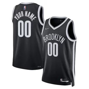 Sofisticado Brooklyn Nets Nike 2021/22 Diamond Swingman Custom Jersey Icon Edition Black  para la gran final
