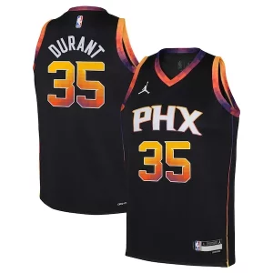 Elegante Kevin Durant Phoenix Suns Jordan Brand Youth 2022/23 Swingman Jersey Statement Edition Black  para la gran final