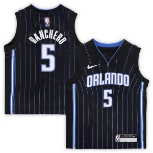 Original Clásico Fácil de llevar Paolo Banchero Orlando Magic Nike Preschool Swingman Player Jersey Icon Edition Black  para la gran final