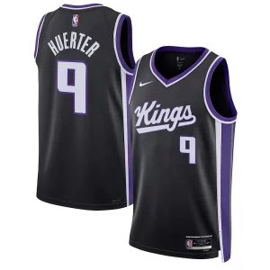 Original Duradero Kevin Huerter Sacramento Kings Nike Unisex Swingman Jersey Association Edition Black  para la gran final