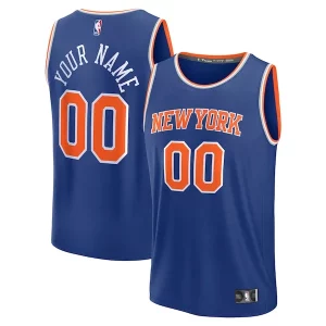 Exquisito Duradero Fácil de llevar New York Knicks Custom Fast Break Jersey Blue Icon Edition  para la gran final